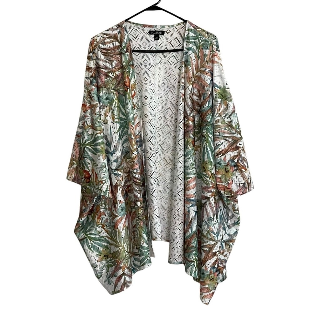 Roz & Ali Cardigan Small-Large Open Cover Up Tropical Cruise Vacation